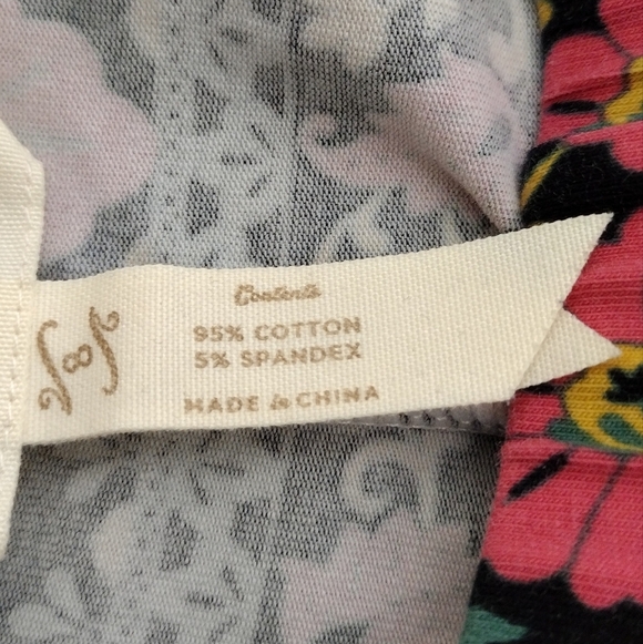 Matilda Jane Elastic Waist Floral Ruffle Bottom Pants Size 8 - Picture 9 of 11